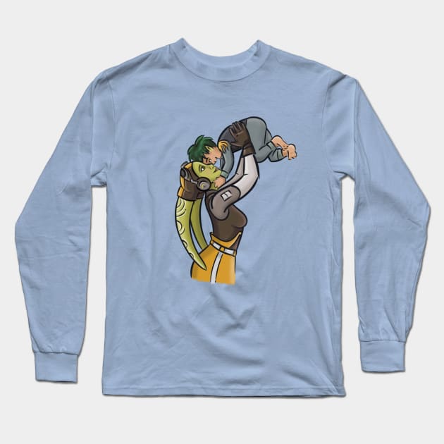 Born to Fly—Hera and Jacen Syndulla Long Sleeve T-Shirt by SpaceMomCreations